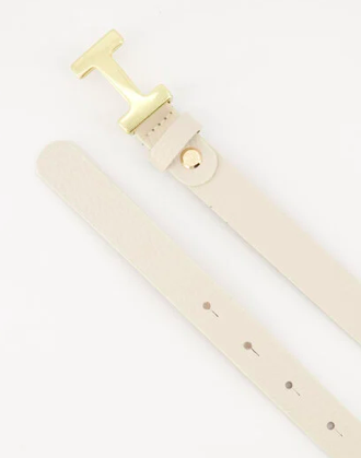 Herme Look A Like Belt Beige